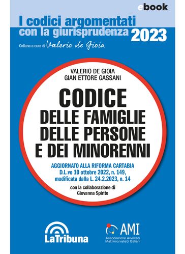 Codice delle famiglie, dei minorenni e delle persone