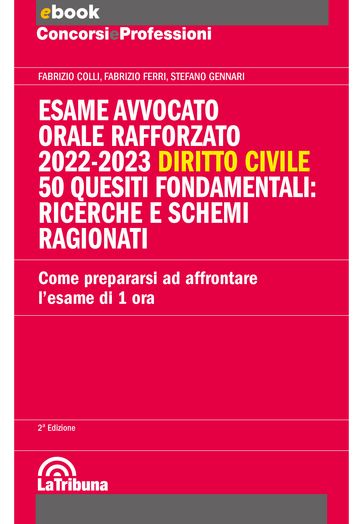 Esame avvocato - orale rafforzato 2022-2023 - Diritto civile