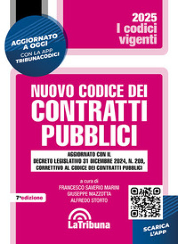 Nuovo codice dei contratti pubblici. Con App Tribunacodici