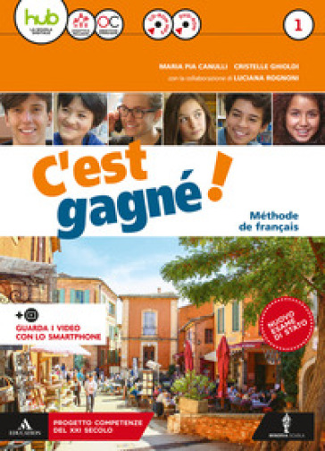 C'est gagné! Per la Scuola media. Con CD Audio formato MP3. Con e-book. Con espansione online. Con 3 libri: Pour tous-Grammaire pour tous-Ottavino verbi. Con DVD-ROM. Vol. 1