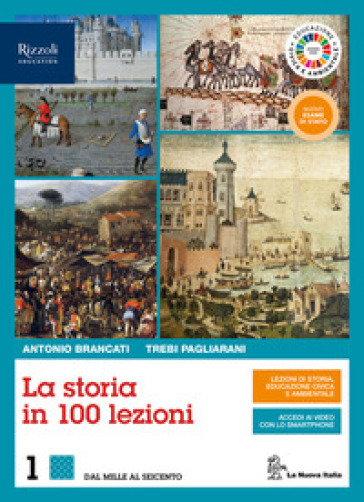 La Storia In 100 Lezioni. Con Lavorare Con La Storia Per Ip Alberghieri Ed Educazione Civica E Ambientale. Per Il Triennio Delle Scuole Superiori. Con E-Book. Con Espansione Online (Vol. 1)-image