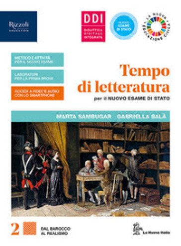 Tempo Di Letteratura Per Il Nuovo Esame Di Stato. Per Le Scuole Superiori. Con E-Book. Con Espansione Online (Vol. 2)-image