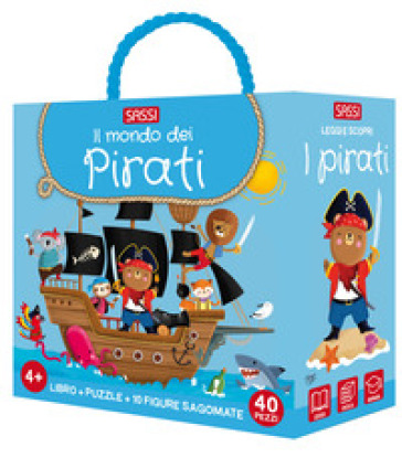 Il mondo dei pirati. Q-box. Ediz. a colori. Con 10 figure sagomate. Con puzzle