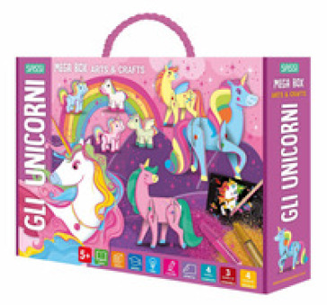 Gli unicorni. Mega box arts &amp; crafts. Ediz. a colori. Con Prodotti vari