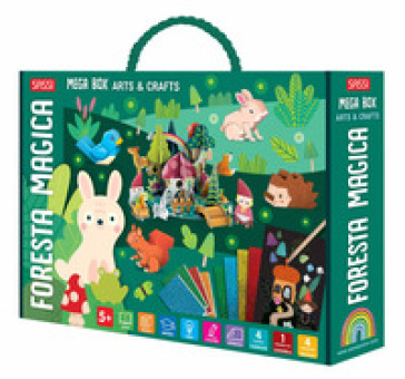 La foresta magica. Mega box arts &amp; crafts. Ediz. a colori. Con Gioco