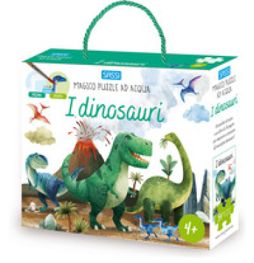 I dinosauri. Magico puzzle ad acqua. Ediz. a colori. Con pennello. Con puzzle da 54 pezzi