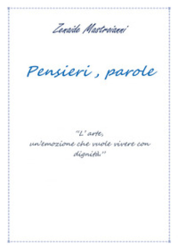 Pensieri, parole