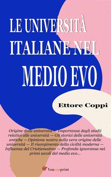 Le Università italiane nel Medio Evo