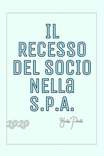 Il Recesso del Socio nella S.p.A.