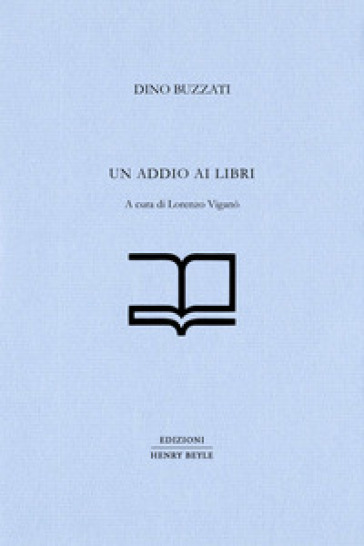 Un addio ai libri