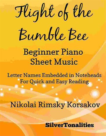 Flight of the Bumble Bee Beginner Piano Sheet Music