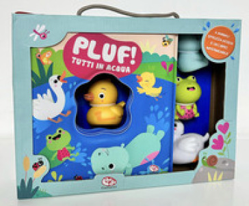 Pluf! Tutti in acqua. Ediz. a colori. Con 4 Bambola o pupazzetto