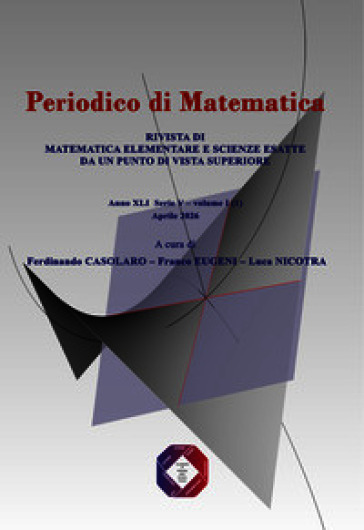 Periodico di matematica. Per l'insegnamento secondario (2026). Vol. 1