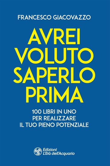 Avrei voluto saperlo prima