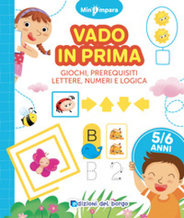 Libro Attività Lettere E Numeri A Quadretti - Per Bambini In Età Prescolare - Foto 2