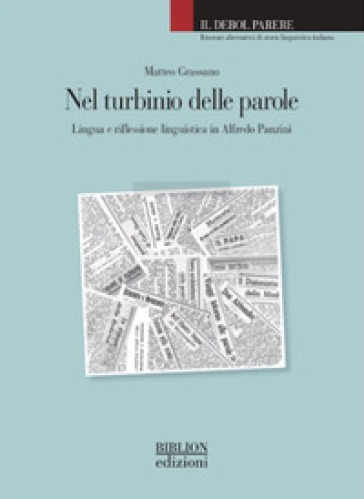 Nel turbinio delle parole. Lingua e riflessione linguistica in Alfredo Panzini-0