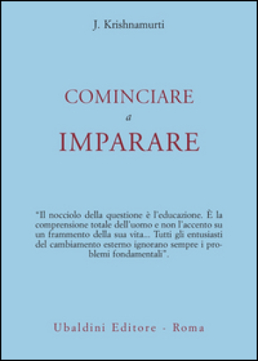 Cominciare a imparare
