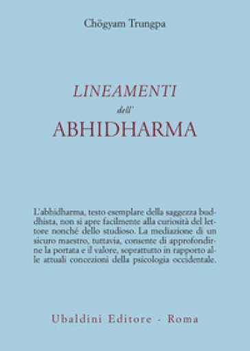 Lineamenti dell'Abhidharma