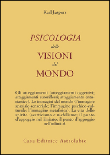 Psicologia delle visioni del mondo