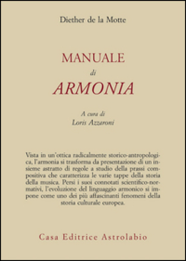 Manuale di armonia