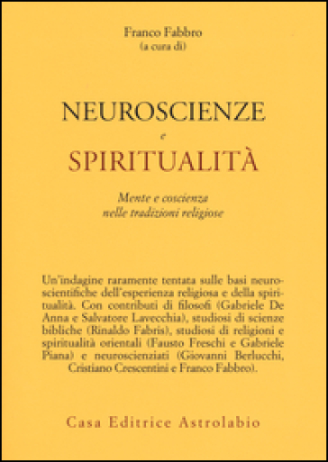 Neuroscienze e spiritualità. Mente e coscienza nella tradizioni religiose