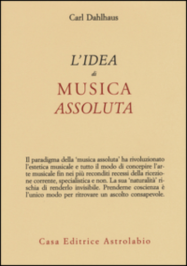 L'idea di musica assoluta