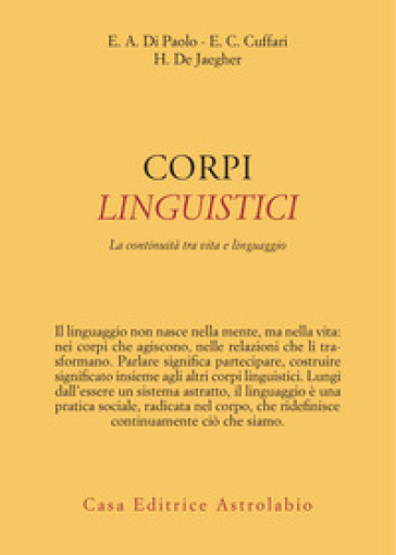 Corpi linguistici. La continuità tra vita e linguaggio