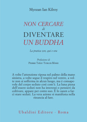 Non cercare di diventare un buddha. La pratica zen, qui e ora