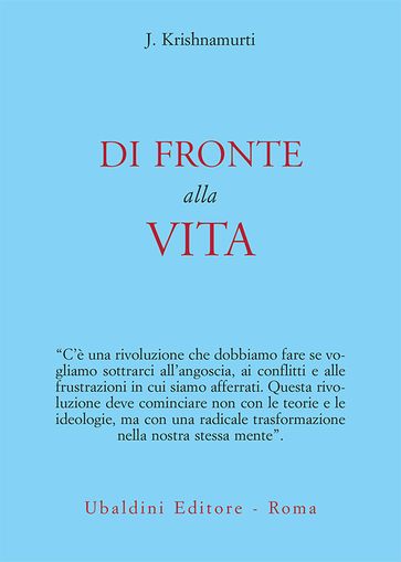 Di fronte alla vita