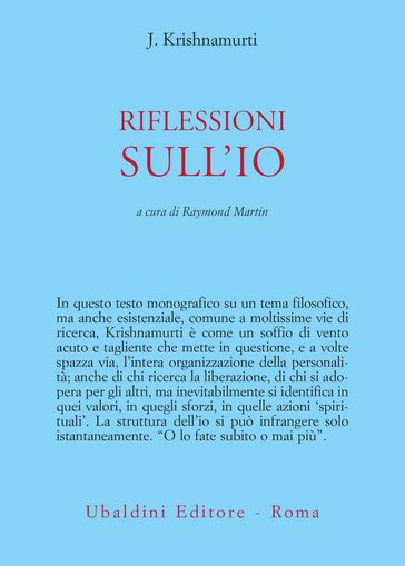 Riflessioni sull'Io