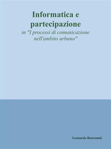 Informatica e partecipazione