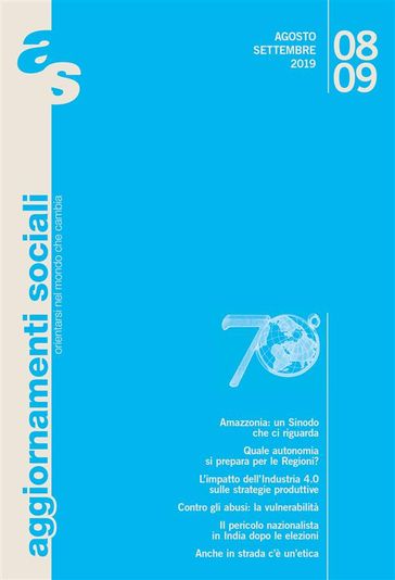 Aggiornamenti Sociali 70 - agosto-settembre 2019