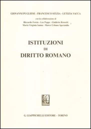 Istituzioni di diritto romano