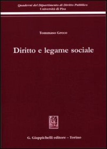 Diritto e legame sociale