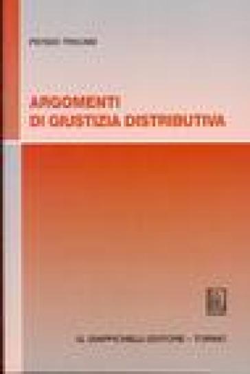Argomenti di giustizia distributiva
