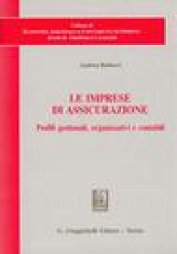 Le imprese di assicurazione. Profili gestionali, organizzativi e contabili