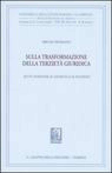 Sulla trasformazione della terzietà giuridica. Sette domande al giurista e al filosofo