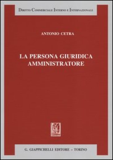 La persona giuridica amministratore
