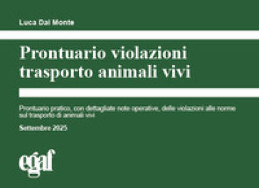 Prontuario violazioni trasporto animali vivi