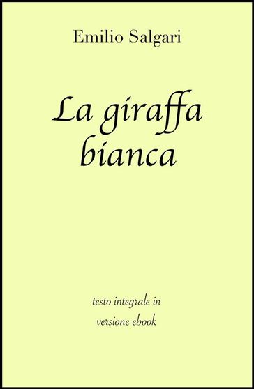 La giraffa bianca di Emilio Salgari in ebook
