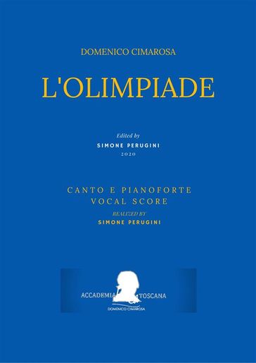 L'Olimpiade (Canto e pianoforte - Vocal Score)
