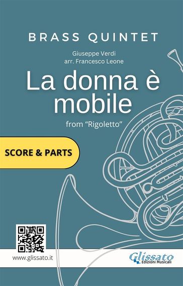 La donna è mobile - Brass Quintet score & parts