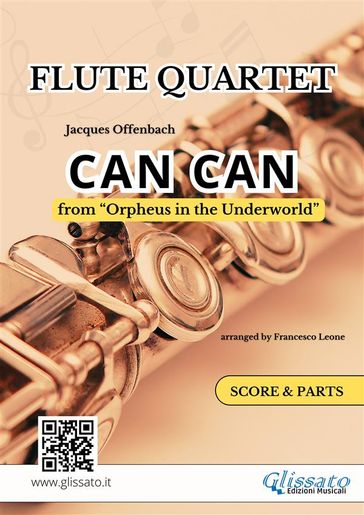 Flute Quartet "Can Can" score & parts