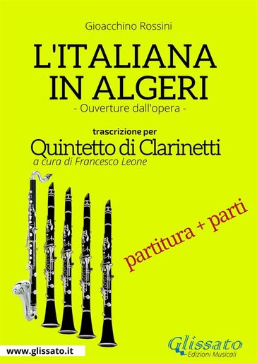 L'Italiana in Algeri - Quintetto di Clarinetti partitura e parti-0