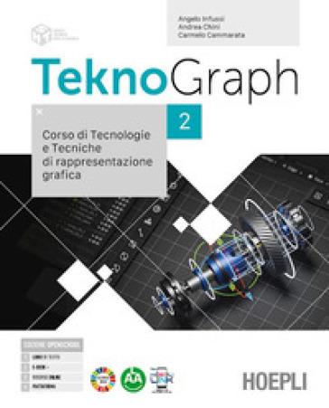 Teknograph. Corso di tecnologie e tecniche di rappresentazione grafica. Con Autocad. Per gli Ist. tecnici e professionali. Con e-book. Con espansione online. Vol. 2