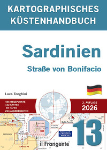 Kartographisches küstenhandbuch 13. Sardinien und die Straße von Bonifacio