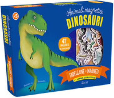 Dinosauri. Animali magnetici. Ediz. a colori. Con 47 magneti. Con tabellone pieghevole