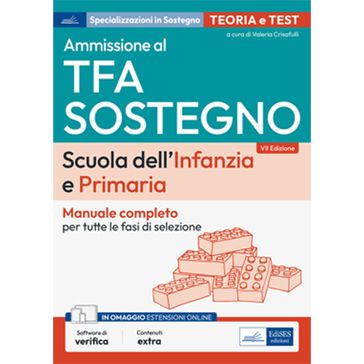 Ammissione TFA sostegno nella scuola dell'Infanzia e Primaria