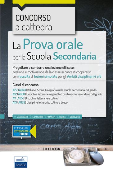 Concorso a cattedra - La prova orale per l'Ambito disciplinare 4 e 8 (letterario)