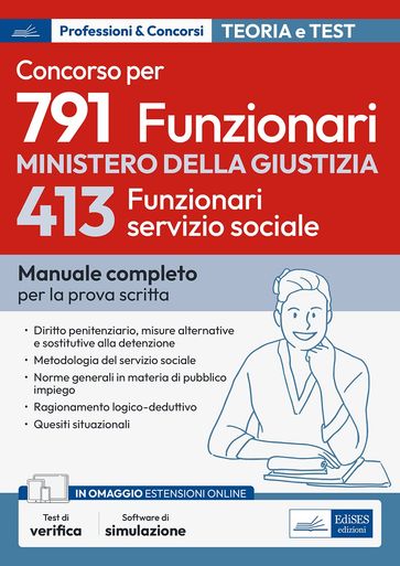 Concorso 413 Funzionari Servizio sociale Ministero Giustizia